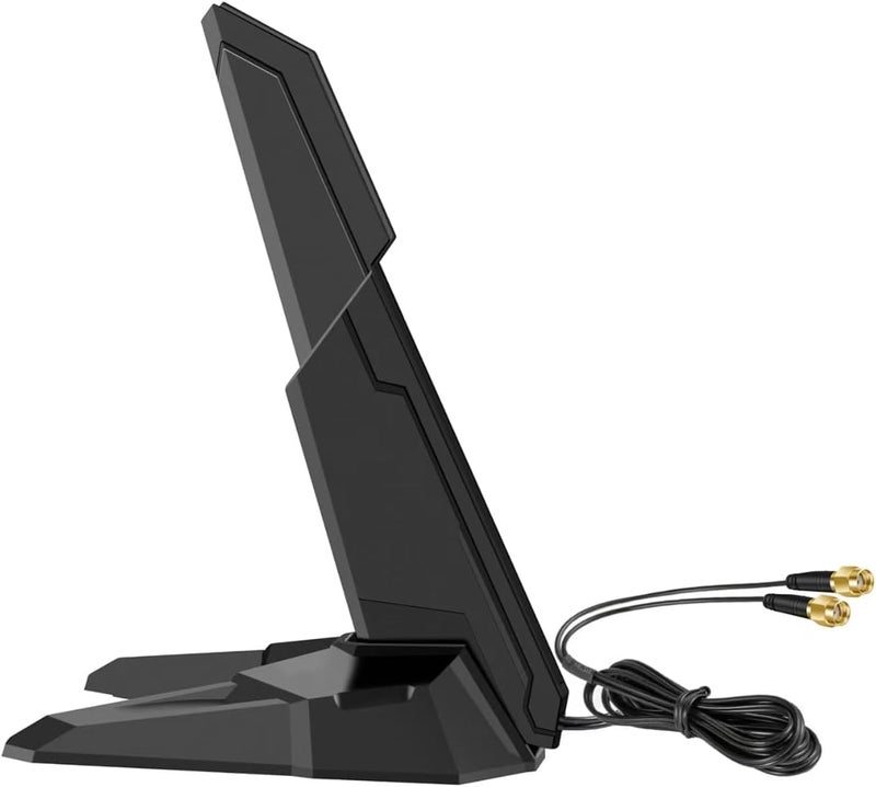 slinkdsco هوائي RP-SMA ثلاثي النطاق WiFi 6E WiFi 7 للأداء المتفوق للوحة الأم MSI MAG B550/ B550M-VC/ B550M PRO-VDH/MAG B650/ PRO B650M-A/ B760/ PRO B760-P/MAG B760M/ Z790/ PRO Z790-A MAX للألعاب - Image 1